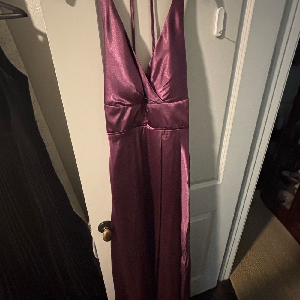 Morgan & Co. Shimmering Purple Gown